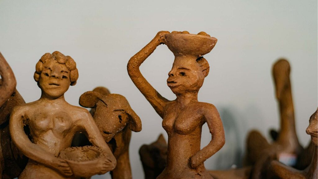 Peças artesanais produzidas no Geoparque Seridó, Rio Grande do Norte